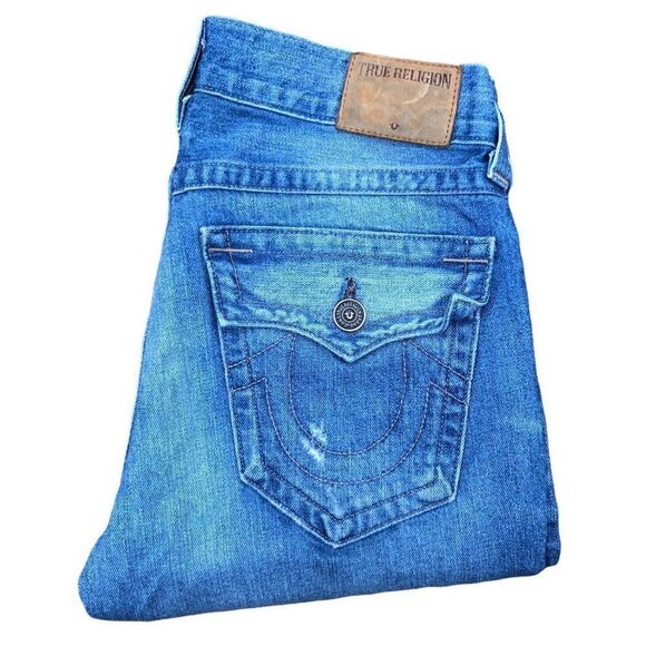 True Religion Jeans Size 30 RICKY Blue - Picture 1 of 8